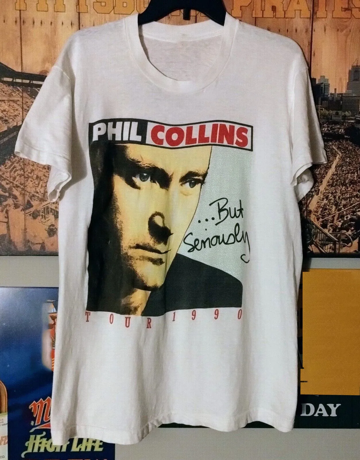 Phil Collins But Seriously Tour Cotton Short Sleeve Unisex T-Shirt All Size