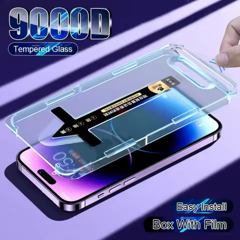 Tempered Glass Samsung Galaxy A54 A53 A52 A51 A50 A14 A24 A34 A05 A05S S21 S21 22 24 23 Ultra FE With Alignment Mounting Cover