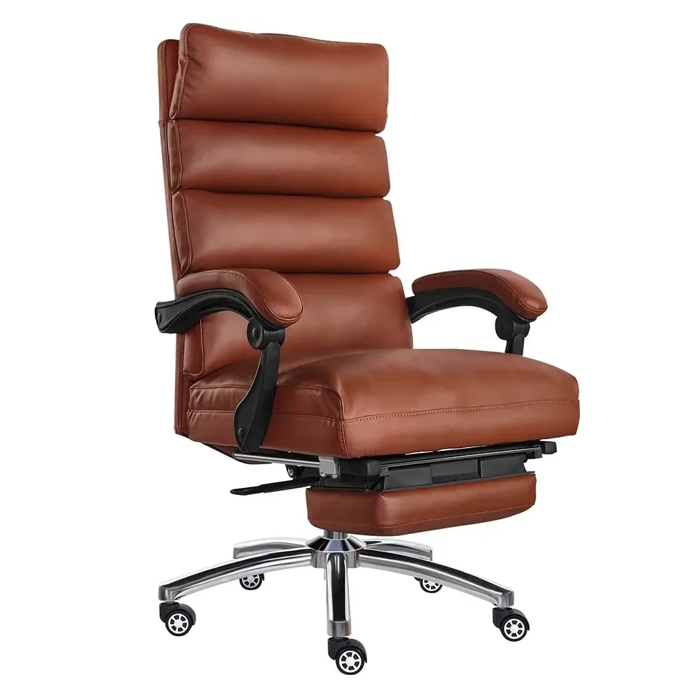 Commercial Furniture 3D Adjustable PU Desk Chair Ergonomic High Back Office Chair