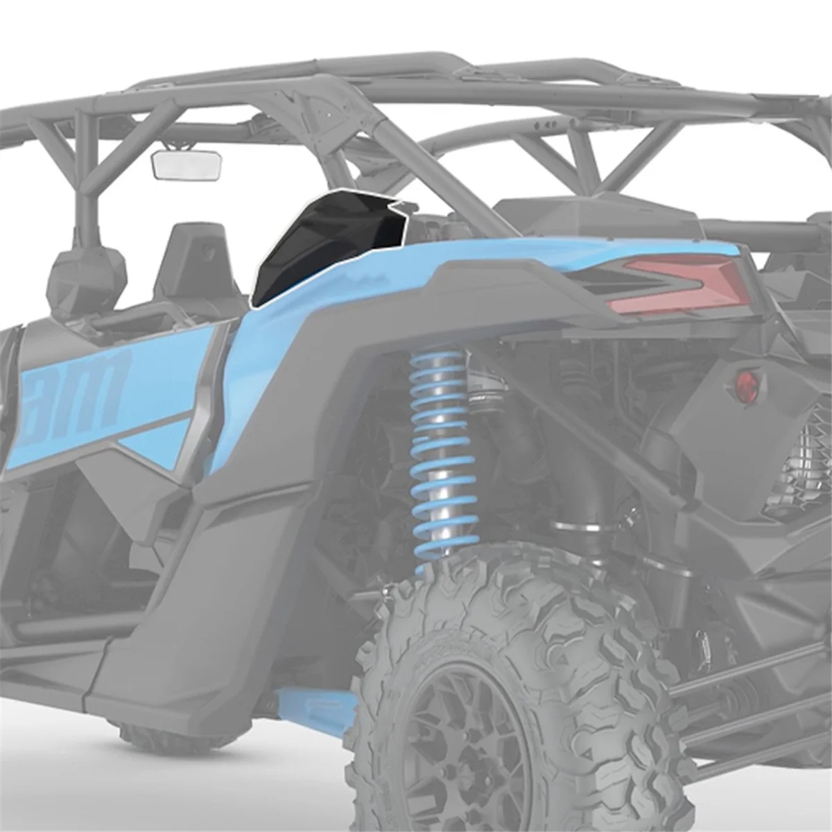 Rear Cage Trim Cover for Can Am Maverick X3 / X3 Max 2017-2024 C Pillar Protection Shield Guard 705010335 705010336