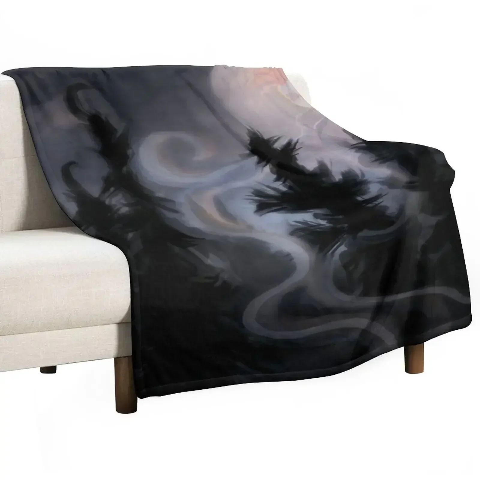 The Moon is Blazing Throw Blanket Custom cosplay anime Picnic Decorative Sofa Blankets