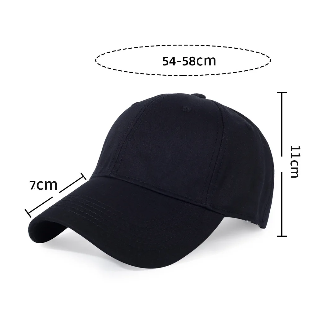 1 soft-top baseball cap, solid color versatile sunscreen cap, men's sunshade cap, women's summer spring and autumn hat