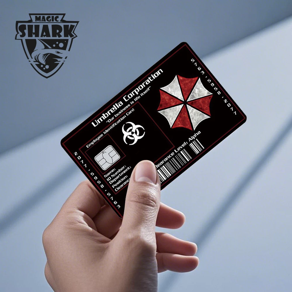 Magic Shark Panda Chips Schleifenband Katze Geldfolie Hautaufkleber für Metro Credit Debit Card Kein Verblassen