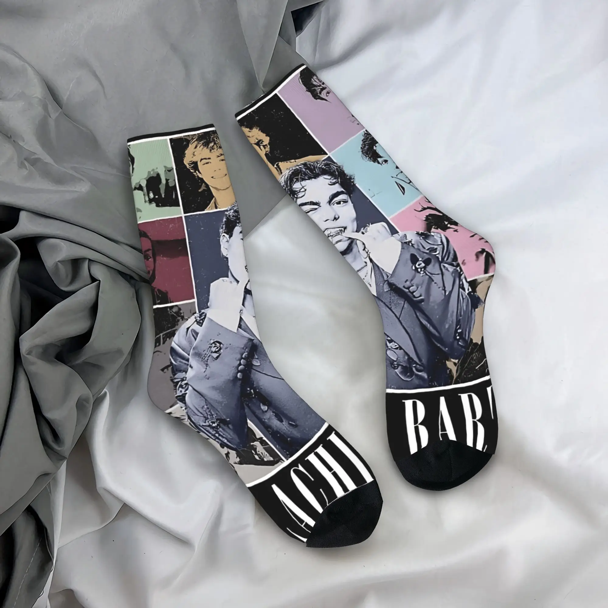 

Носки Malachi Barton Actor Tour, осенние чулки, повседневные мужские качественные носки, уличные противоскользящие носки с графикой