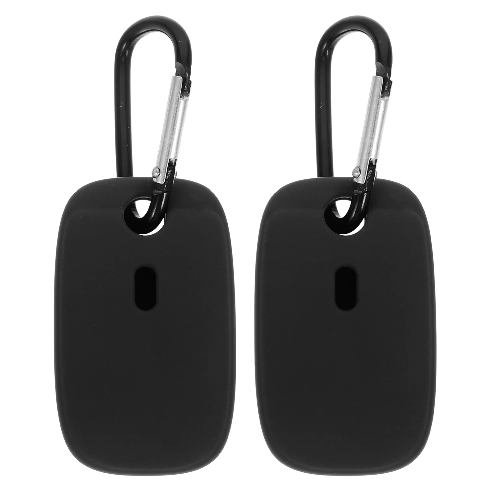 

2 Pcs Key Holder Tile Mate Protector Accessory Case Air Protective Silicone Tracer Cover Black