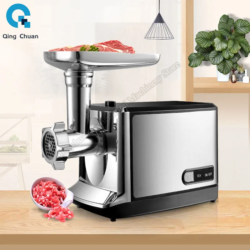 

Мясорубка бытовая коммерческая мясорубка из нержавеющей стали многофункциональная полностью автоматическая воздушная мясорубка