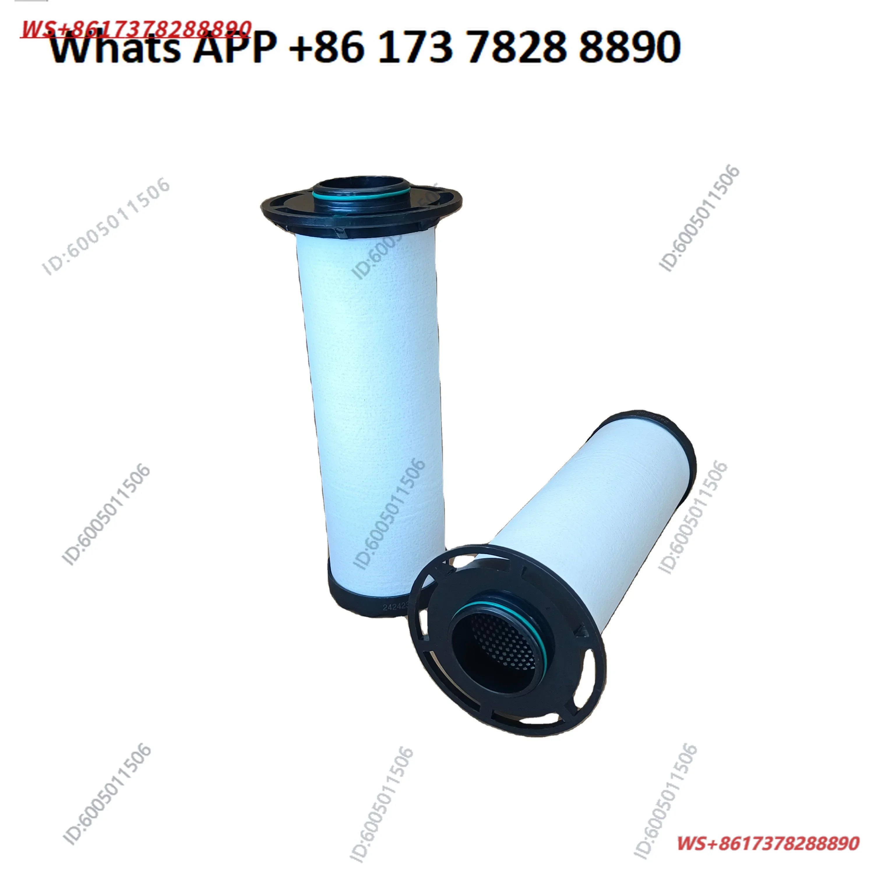 24242398 New Condition Industrial Air Compressor Parts Precision Metal Fiberglass Filter Connecting Elements