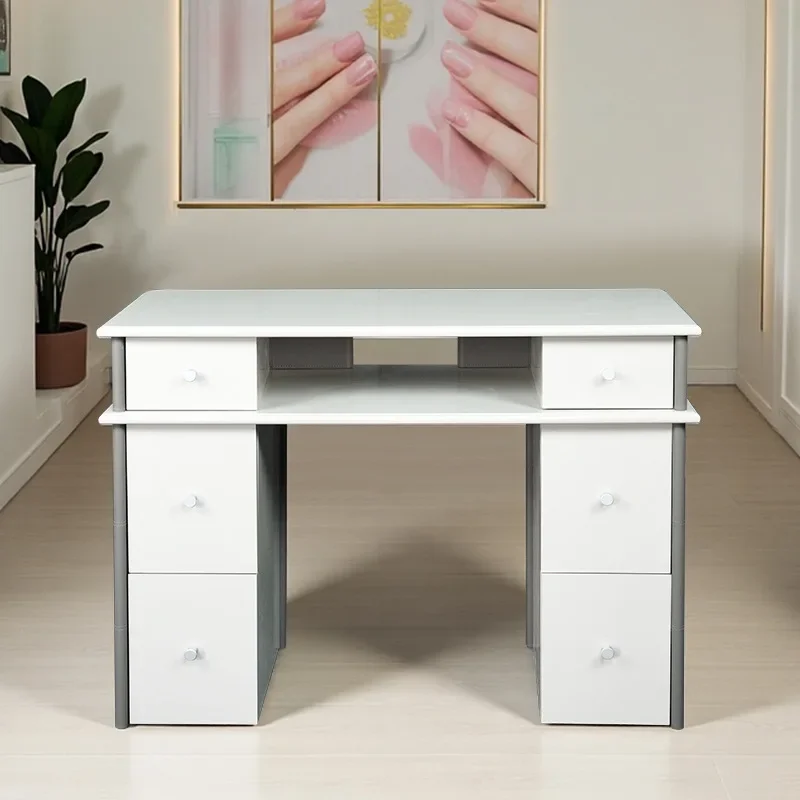 Internet celebrity nail salon manicure table with vacuum cleaner manicure table AliExpress beauty manicurist workbench modern an