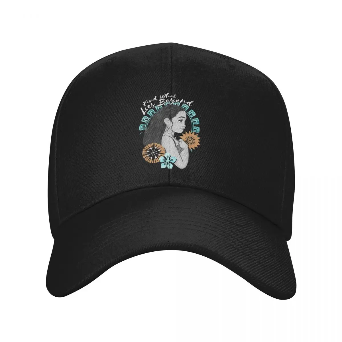 

Moana What Lies Beyond Graphic Baseball Caps Adult Hip-Hop Trucker Worker Cap Hat Adjustable Snapback Caps Sports Cap Hats