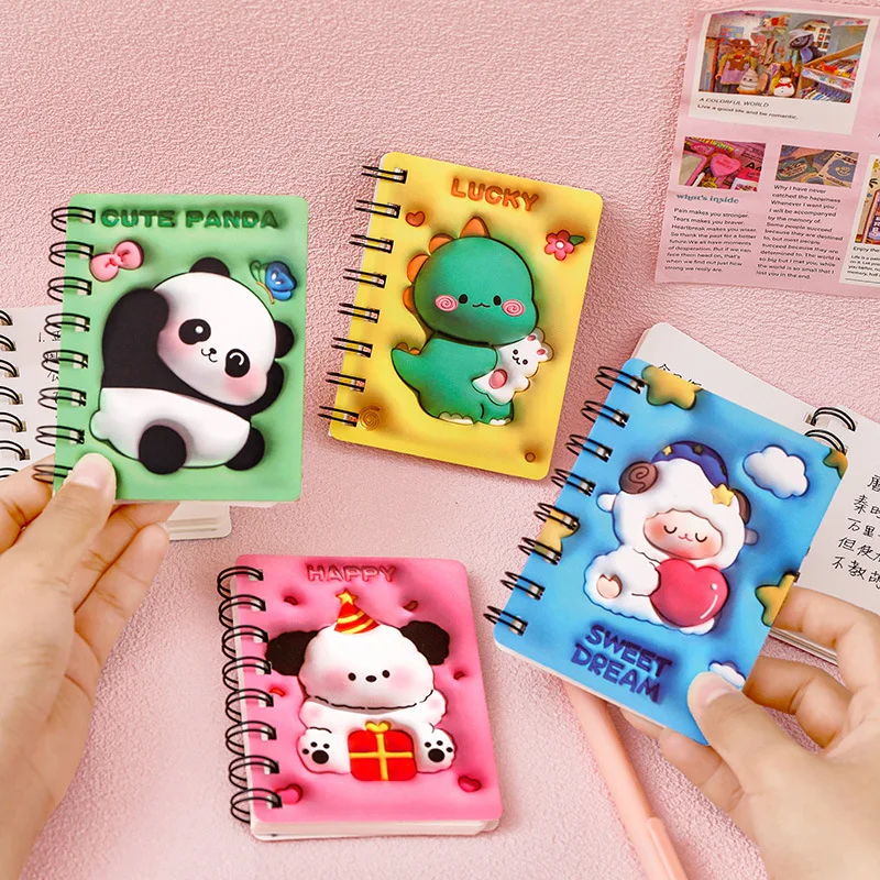 

Creative Cartoon Coil Book for Elementary School Students Cute Animal Book Kindergarten Reward Gift Childrens Stationery Prizes