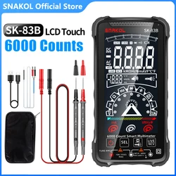 SK83B Smart Digital Multimeter Touch 6000 conteggi Multimetro Test ricaricabile Multitester AC/DC strumenti per Tester di corrente di tensione