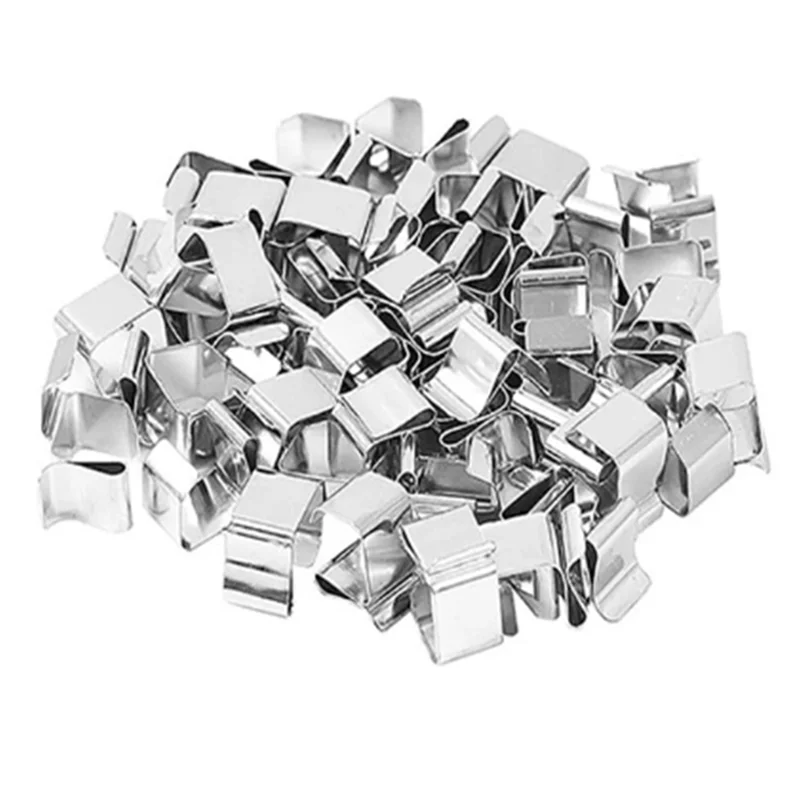 신선한 크리스마스 장식 랜턴 클립 50개 크리스마스 조명 클립 야외 랜턴 훅 케이블 클립, 크리스마스 조명 설치용