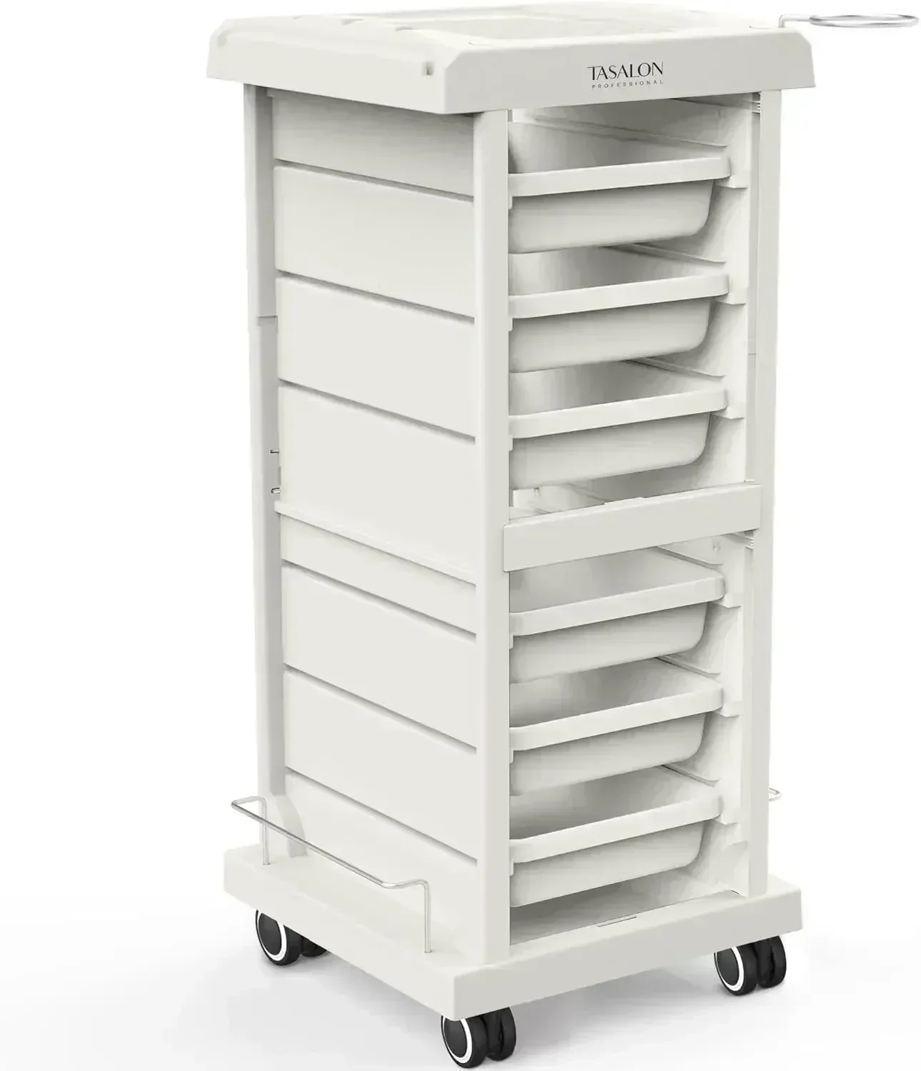 

Hot salesOrganic Modern Salon Trolley Cart for Salon Station - Space Saving Rolling Cart for Extra Storage