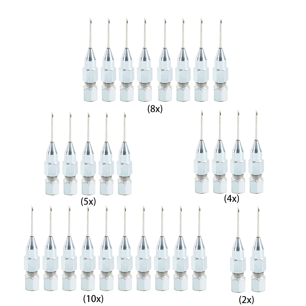 Manual Grease Gun Needle Tip Manual Gun Head Hose Needle Tip Adapter Long Manual Grease Gun Head Tip