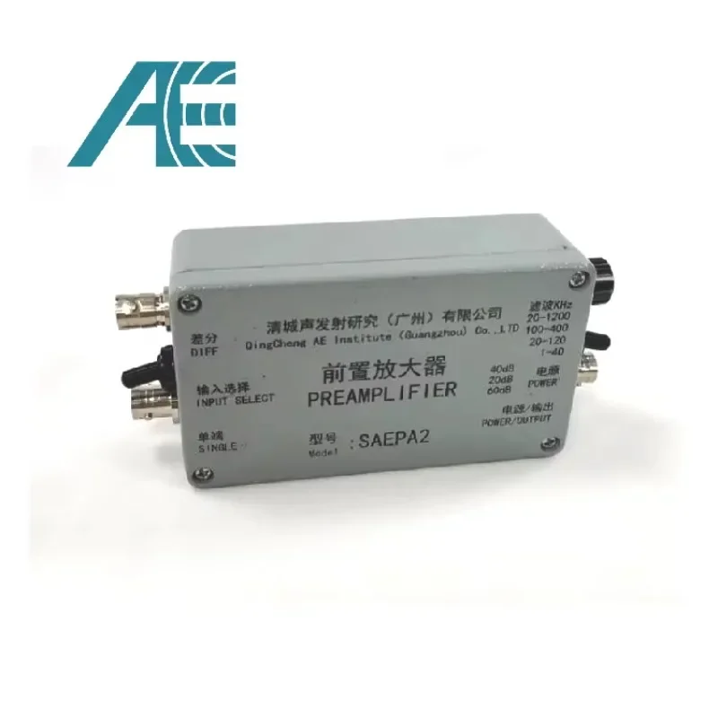 2026/PAS Acoustic Emission Sensor Preamplifier with selectable gain 20/40/60 dB