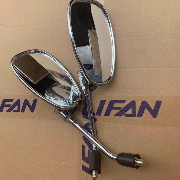 

Rear view mirror left right rearview mirrors screw for lifan LF250-D LF250-E V16 plus cruiser chooper vintage motorcycle