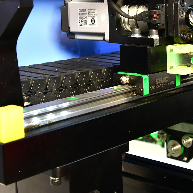 Stock in Germany Chip Mounting Machine LED Pick and Place Machine PCB Assembly Line wih 6 Heads and Grinding Miller