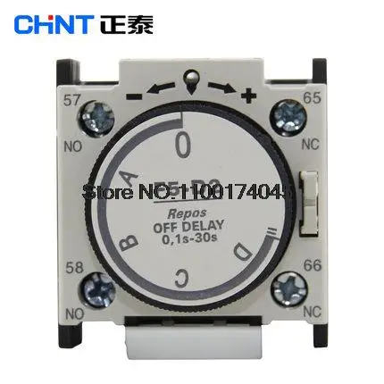 

5PCS Original CHINT Contactor Power Delay Auxiliary Contact F5-D2 F5-T2 TO T4 Mini Time Delay Relay for Contactor