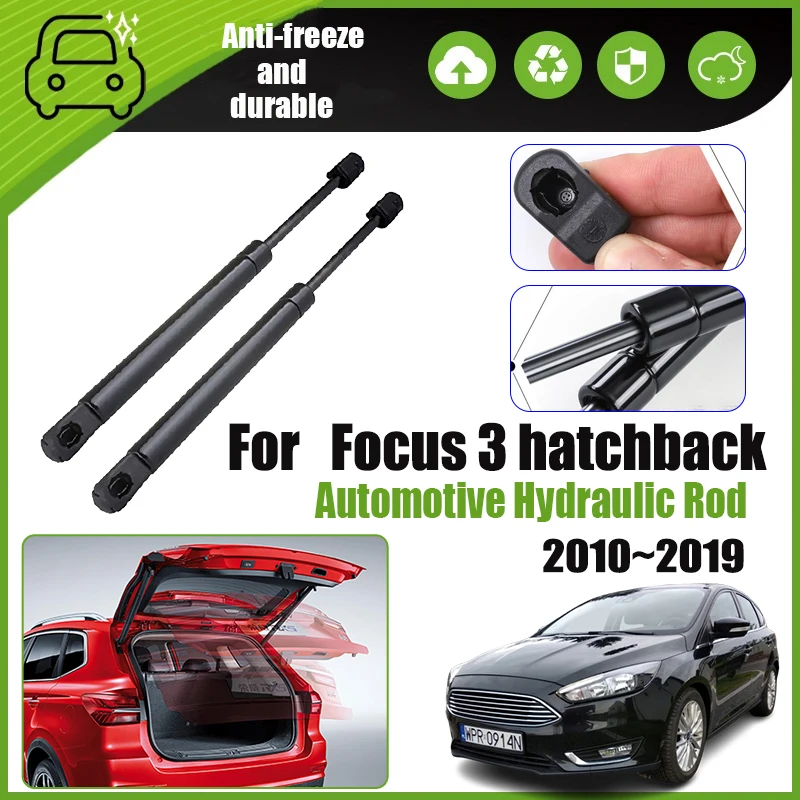 

For Ford Focus III MK3 3 Hatchback C346 2010~2019 Hydraulic Rod Gas Lift Supports Struts Prop Rod Shocks dampers Car Accessories