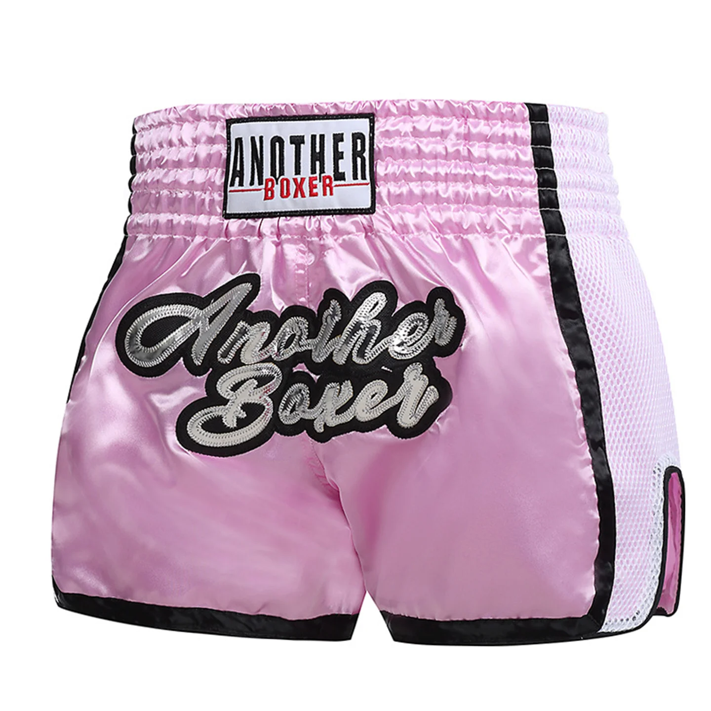 Muay Thai Shorts Authentic Embroidery Boxing Trunks Adults And Children Free Fighting Sanda Martial Arts Training Half Pants