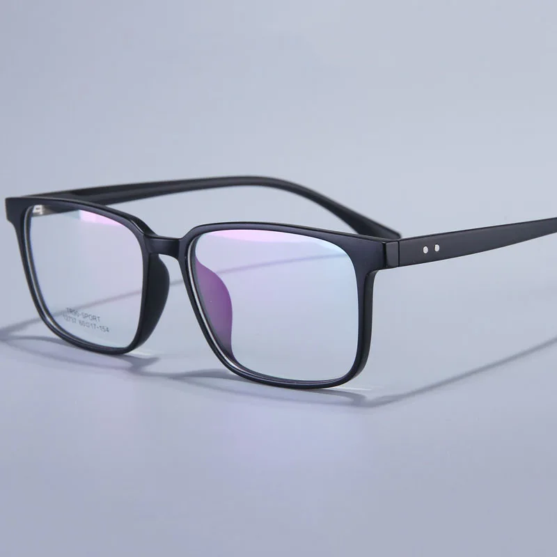 

158mm Oversized Black Reading Glasses Mens Vintage Big Optical Eyeglasses Frame Man Prescription Myopia Glasses Eyewear Custom