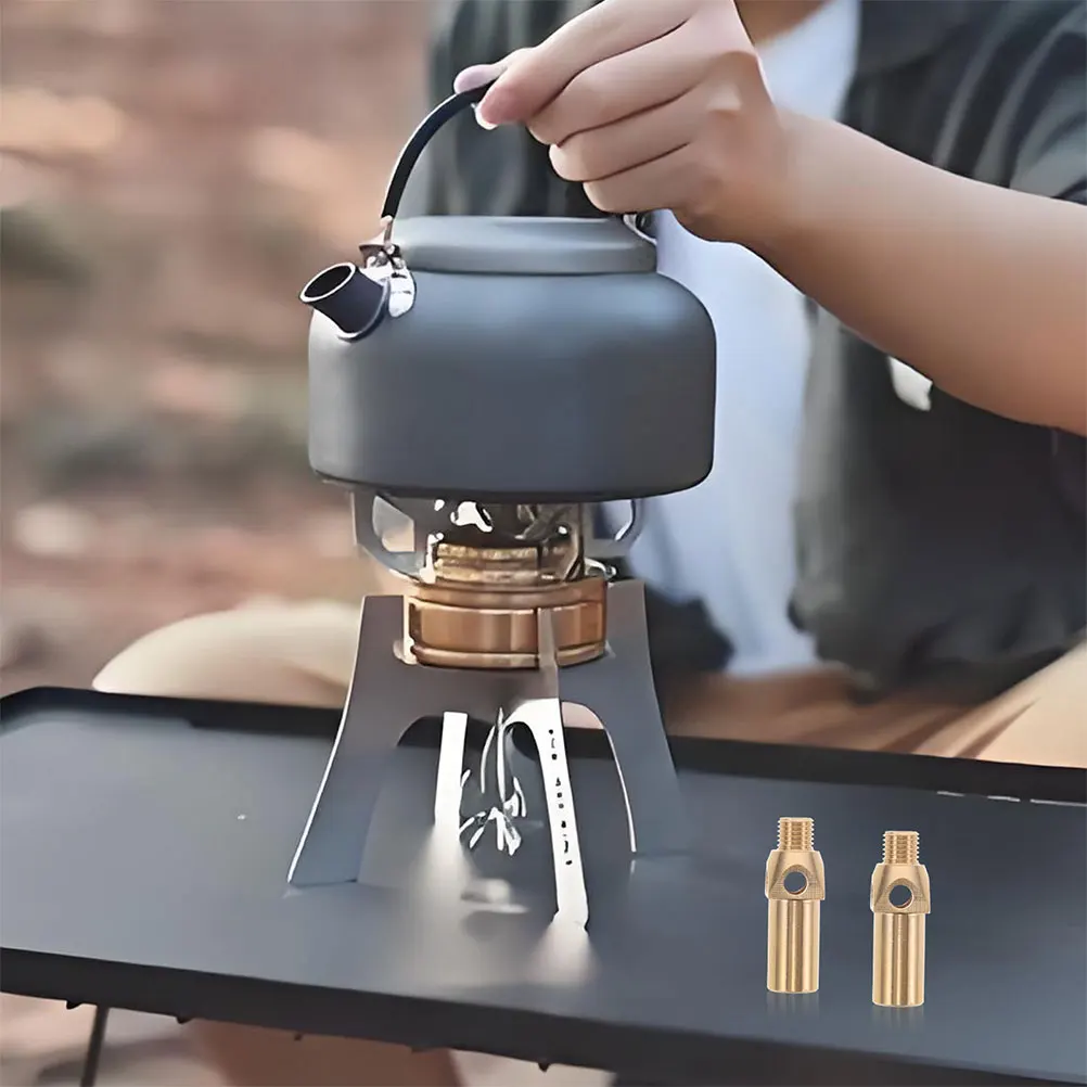 

6pcs Gas Burner Nozzle Brass Propane Replacement Parts Grills Camp Stove Wok Burners Regulator Fittings Tank Adapters Reusable