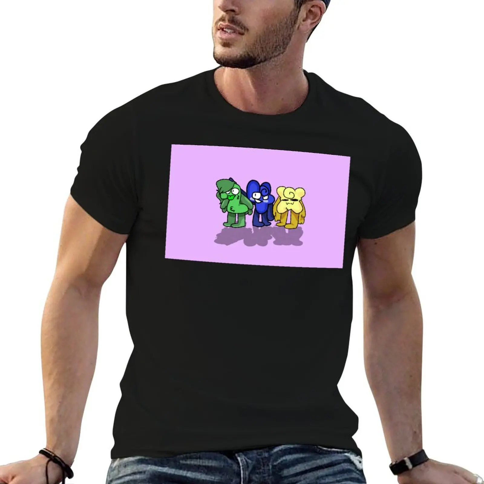 

The BFB number gang T-Shirt cotton man t-shirts vintage clothes oversized men tshirt
