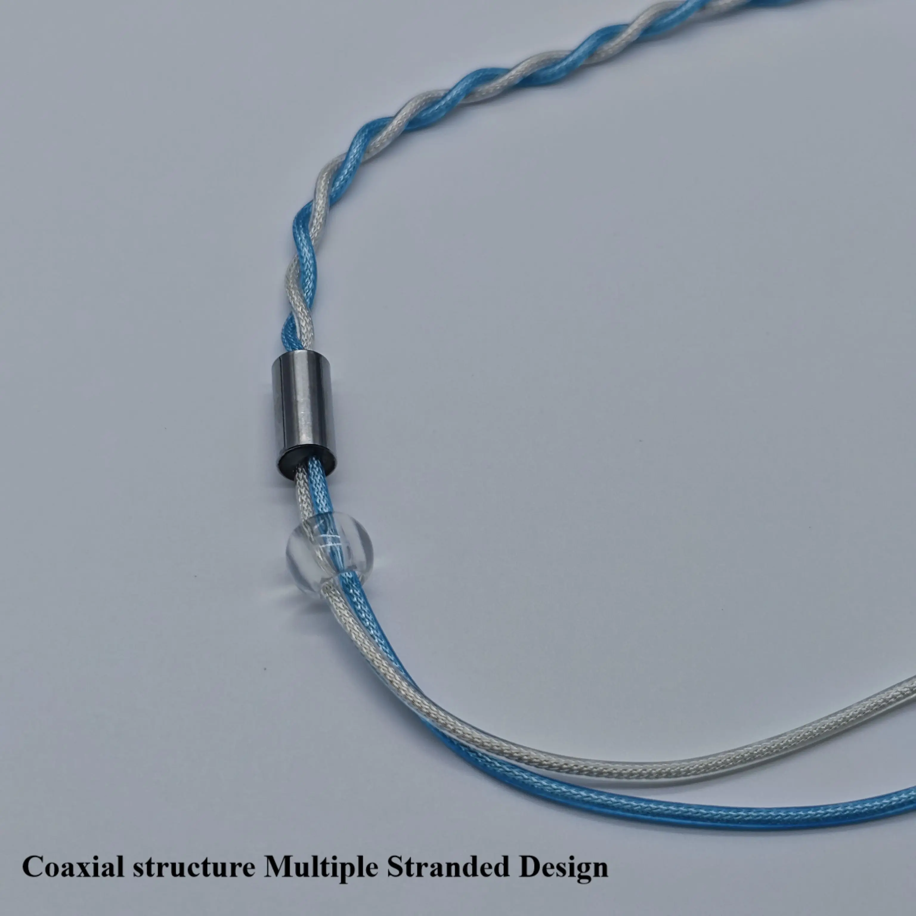 MMCX Kopfhörerkabel 2-adriges OCC versilbertes Upgrade-Kabel Headset-Draht für Sennheiser IE200 IE600 IE300 IE900 3,5 2,5 4,4 mm