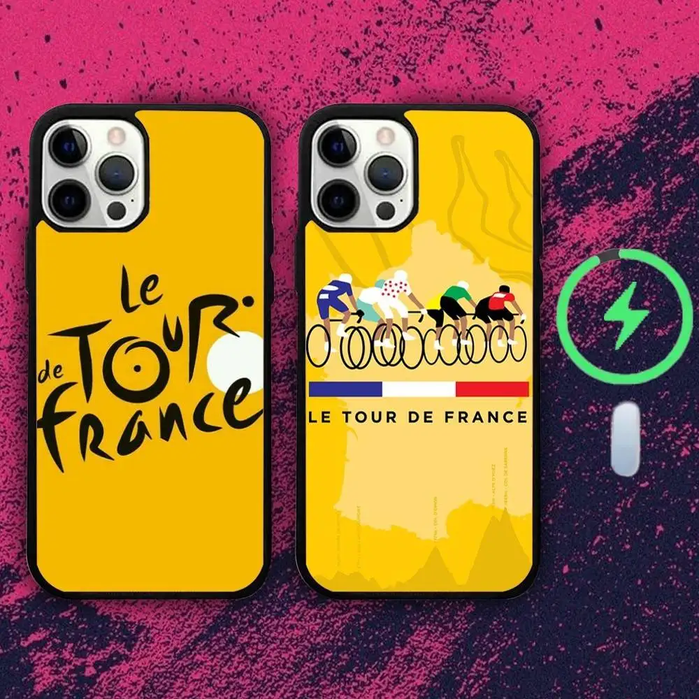 

Tour De F-Frances Bike Phone Case For iPhone 16e,16,15,14,13,12,11,Plus,Pro,Max,Mini Magsafe Magnetic Wireless Charging