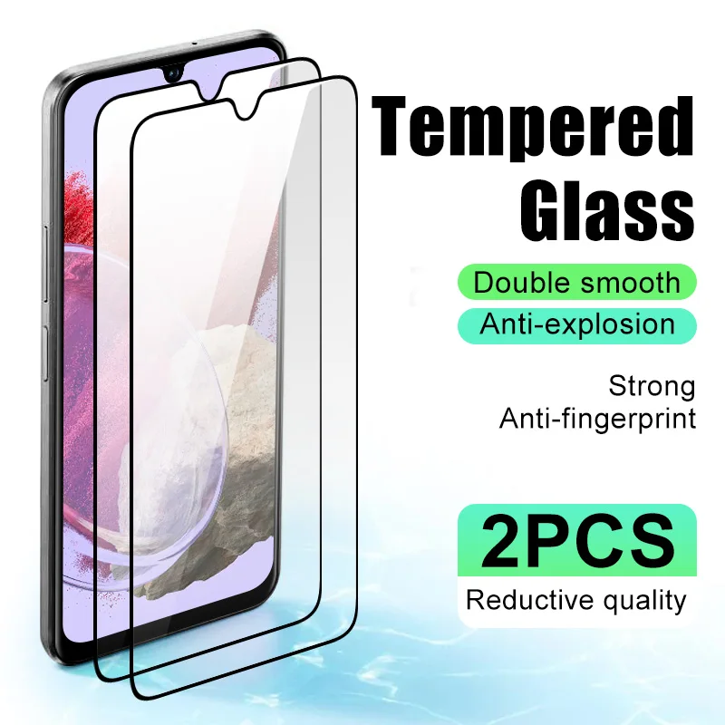 2pcs tempered glass protective film for Samsung Galaxy A05S A25 A35 A55 A04S A04E A14 5G A24 4G A34 A54 phone screen protector