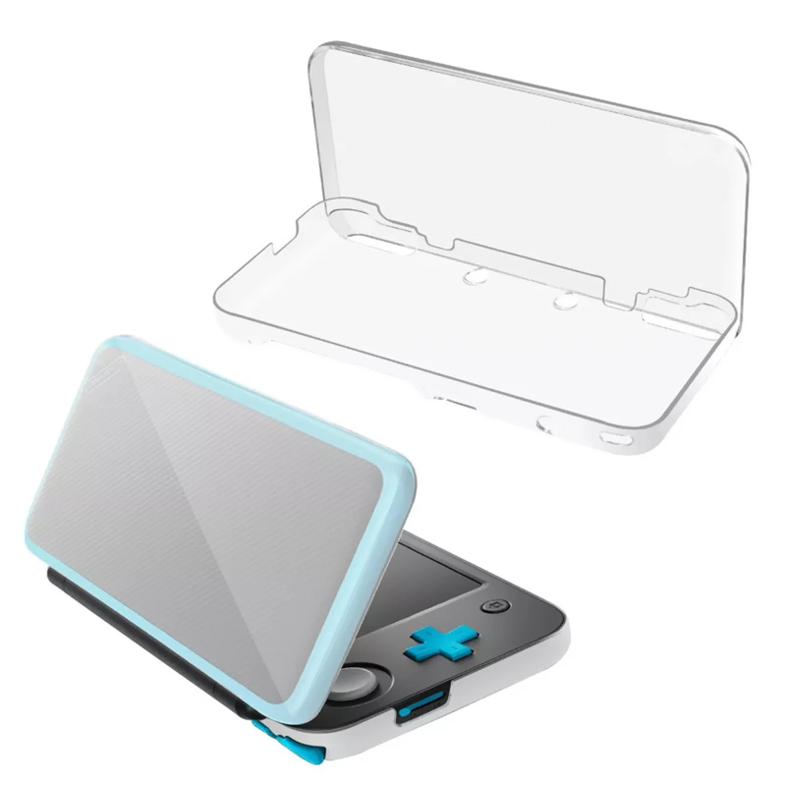 

1Set Game Console Protector Cover Crystal PC Case Clear Protective Sleeve Hard Housing Shell Skin for New 2DS XL/LL Hosuing Skin