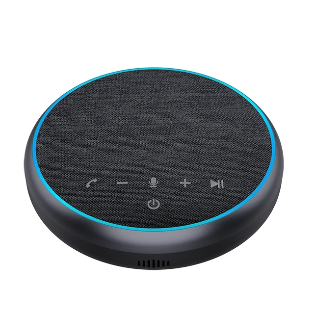 

MS10 Conference Speaker and Microphone with Noise Reduction 360 Degrees Voice Pickup Portable Bluetooth Conference Speakerphone