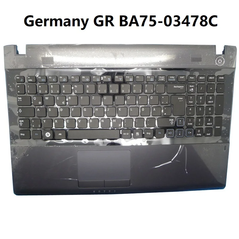 PalmRest e Teclado para Laptop Samsung RV511 RV515 RV520 Novo (EUA, Reino Unido, Turquia, Tailândia, Itália, Grécia, Arábia Saudita, Reino Unido)