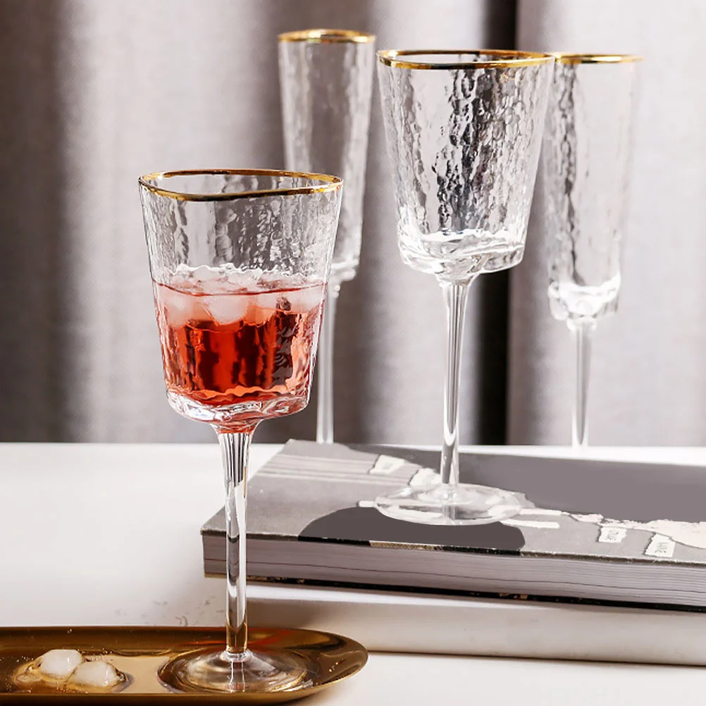 

1Pcs European Style Wine Glass Cup Noble High-Heel Base Solid Structure Wide Mouth for Wine Whiskey Beverage Creative Decorative