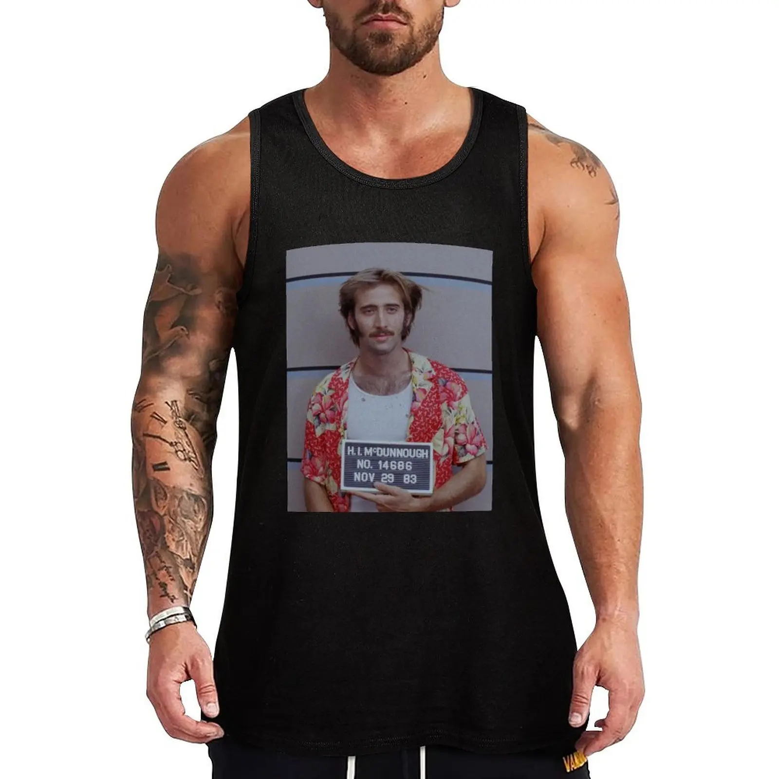 

H.I. McDunnough Tank Top man sexycostume bodybuilding for men basketball clothing gym clothes man fitness