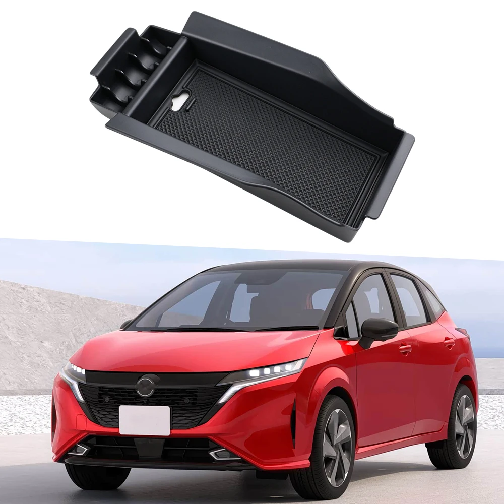Car Armrest Storage Box Tray for Nissan Note E13 Aura E-Power 2021 2022 2023 Center Console Organizer Plate Holder Accessories
