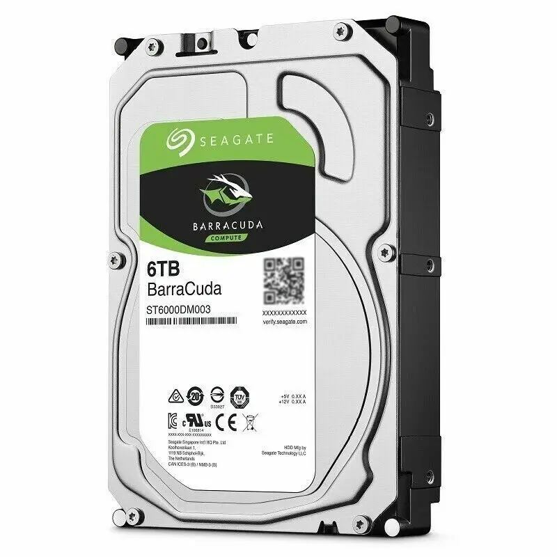 

Seagate ST6000DM003 Компьютер 7200 об/мин, 6 т, механический жесткий диск, вертикальный мониторинг 6 ТБ