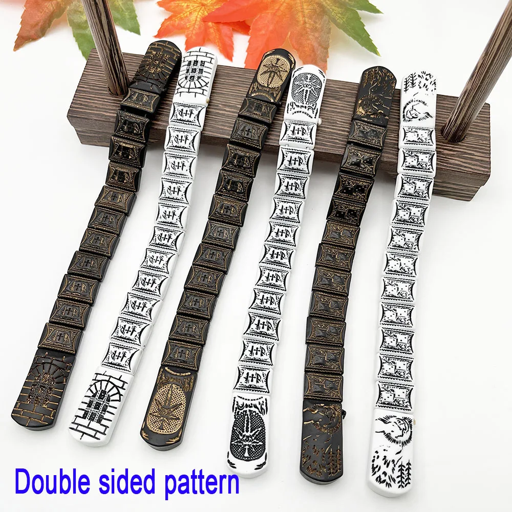 NJ43- NOUVEAU CHETKI Perles de prière pliables entre les doigts en résine exquise, pour la méditation et le changement de destin, accessoires DIY