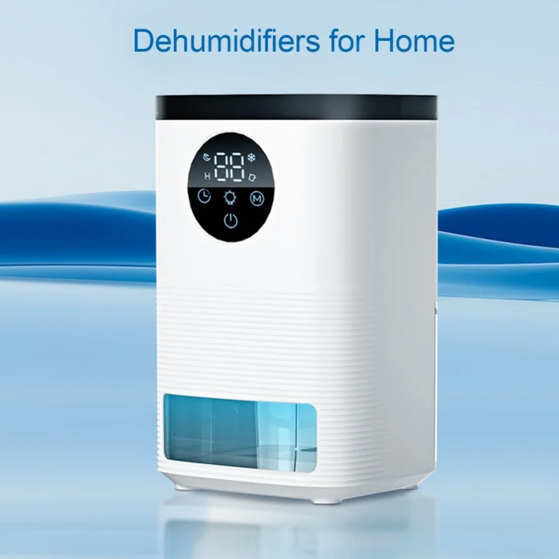Dehumidifiers Water Tank 1000 Sq.Ft Coverage Quiet Dehumidifiers With Auto Shut Off Timer Mode For Bedroom Bathroom Basement