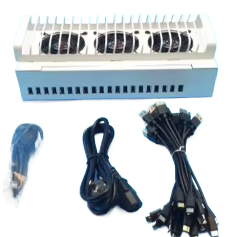Android USB Hub Control Box, Smart USB Port Batch Sync Device for Phone Farm Unified Management, 10PCS/CTN