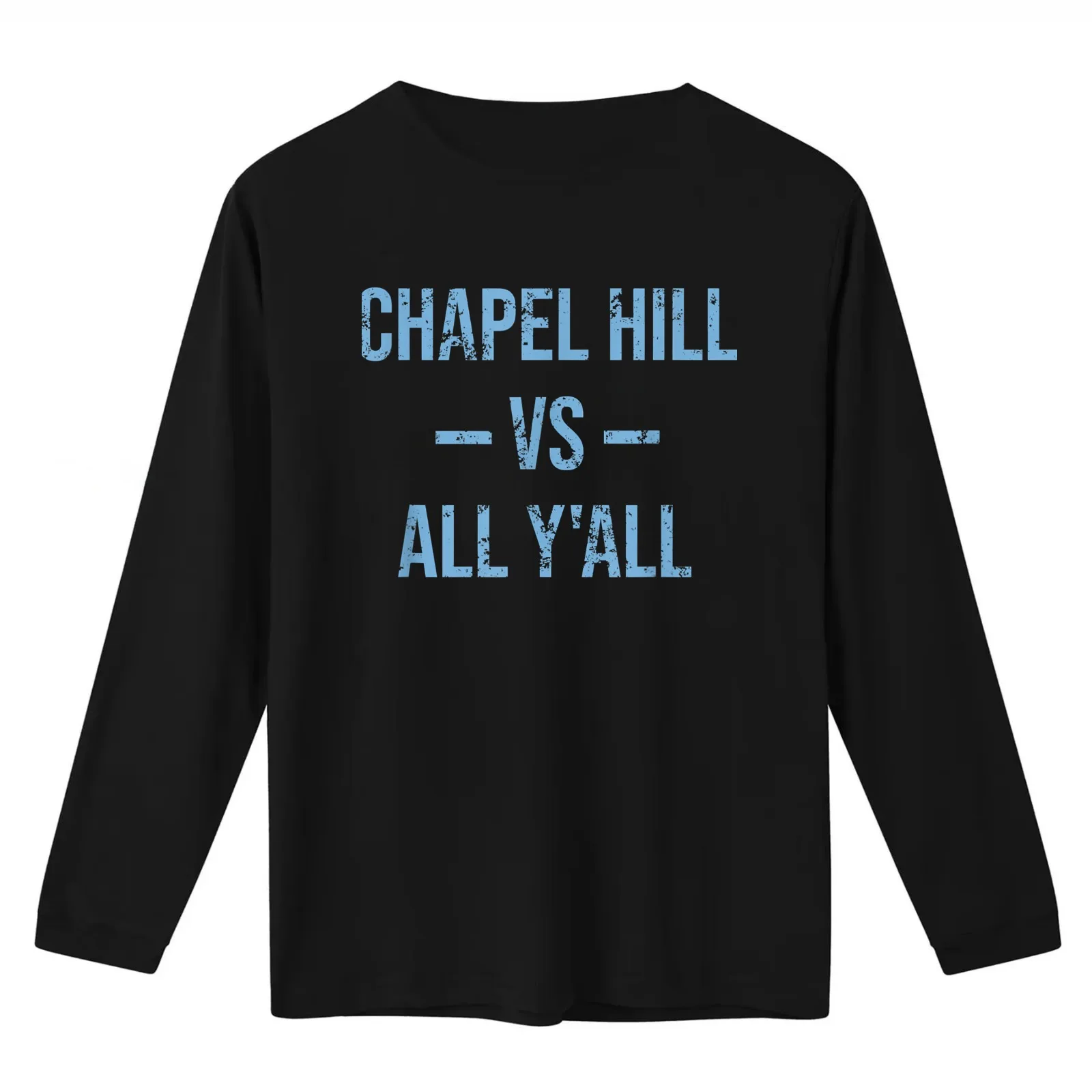 Chapel Hill Vs All Y'All Vintage Weathered Southerner T-Shirt Summer Casual Cotton Tee Oversized Streetwear Tops 100% Cotton