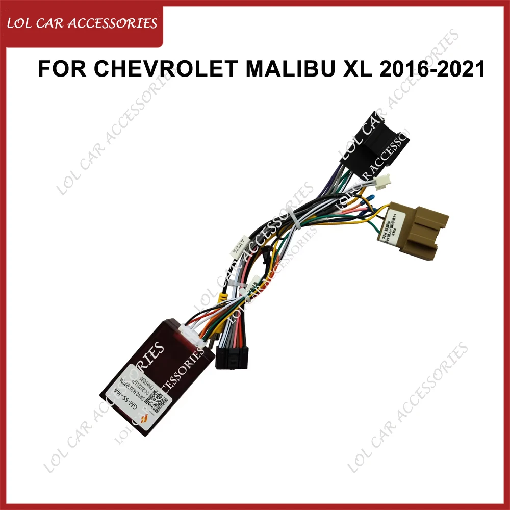 Power Cable Canbus For Chevrolet Malibu XL 2016-2021 Low Configuration Car Audio Radio Android Player Wiring Harness