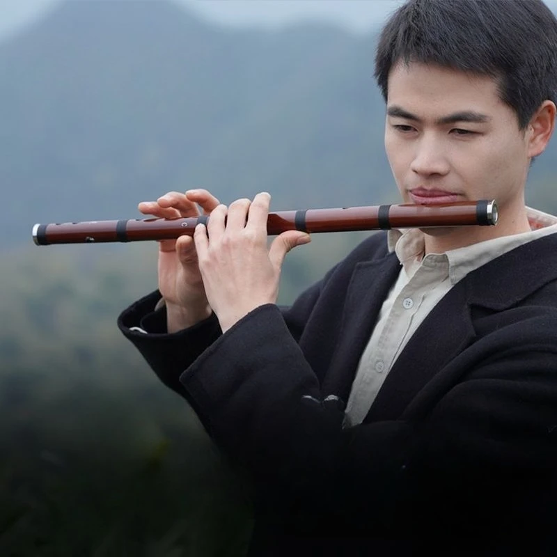 Bamboo Flute Chinese Traditional Transverse Flute Professional Handmade Woodwind Instruments Adult Students Performance Fife