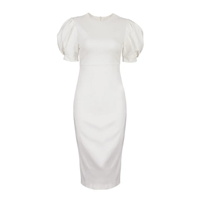 Vestidos femininos vestido com zíper sem mangas gola redonda emagrecimento minimalista urbano na moda simples moderno versátil confortável deslocamento