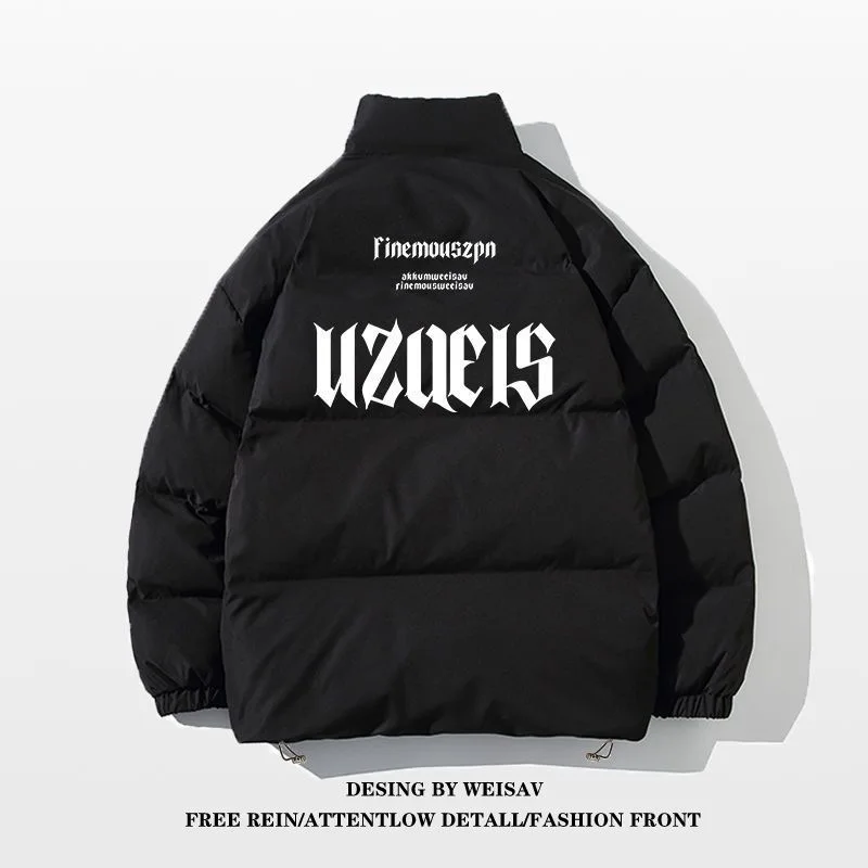 Lekka, ocieplana bawełną kurtka męska na jesień i zimę, styl uliczny, ciepła, codzienna odzież wierzchnia, amerykański styl, nowy model dla...