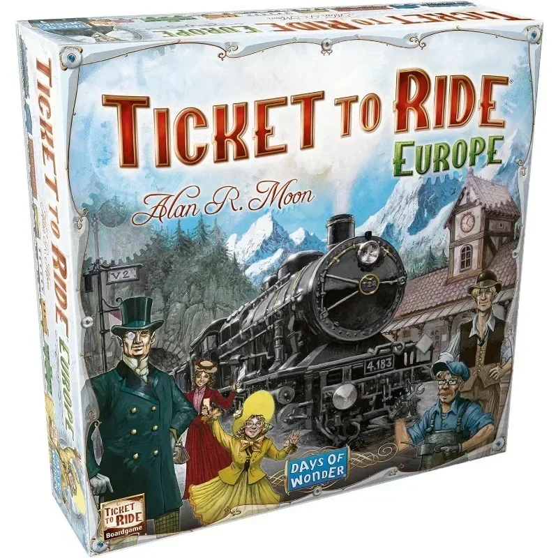 

Ticket to Ride Europe Board Game English Family Multiplayer Friends Party Play Cards Game Plot Collection Toys Gifts
