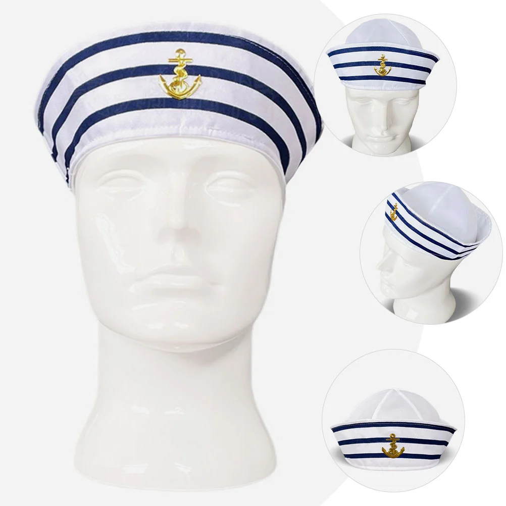 Chapeau de Marin pour Homme et Femme, Costume Cosplay, Performance sur Scène, Bateau