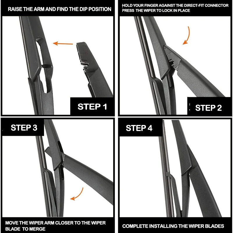 Rear Wiper Blade and Arm FOR Nissan Rogue Pathfinder 2013 2014 2015 2018 2019 Windshield Back Wiper Blade Arm 28780-3JA0A