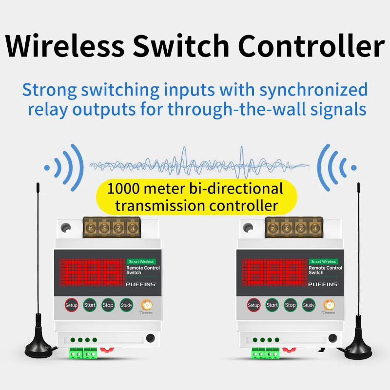 Feedback bidirezionale interruttore del Controller della pompa del livello dell\'acqua remoto modulo di trasmissione Wireless all\'interruttore di