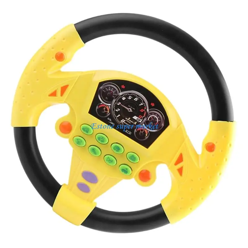 090B Đồ chơi lái xe lái xe hơi trẻ với âm nhạc và âm thanh Fine Motor Skill Toy